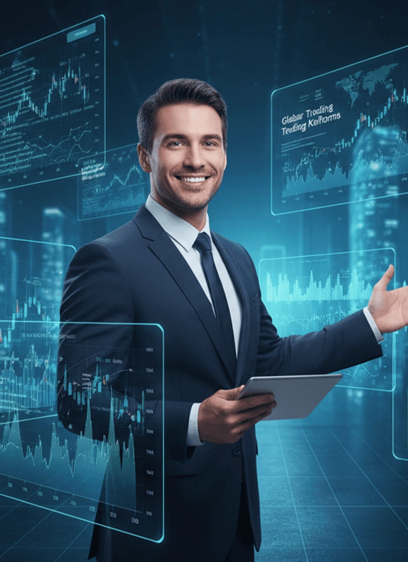 Trading on mobile and desktop